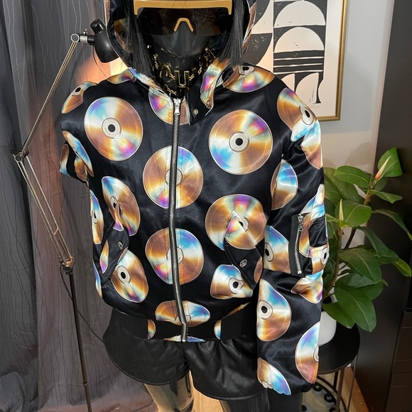 Moschino x H&M Limited Edition CD Unisex Bomber Jacket - Picture 6 of 14